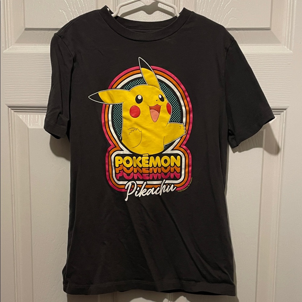 Pokemon Pikachu Charcoal Kids Tee